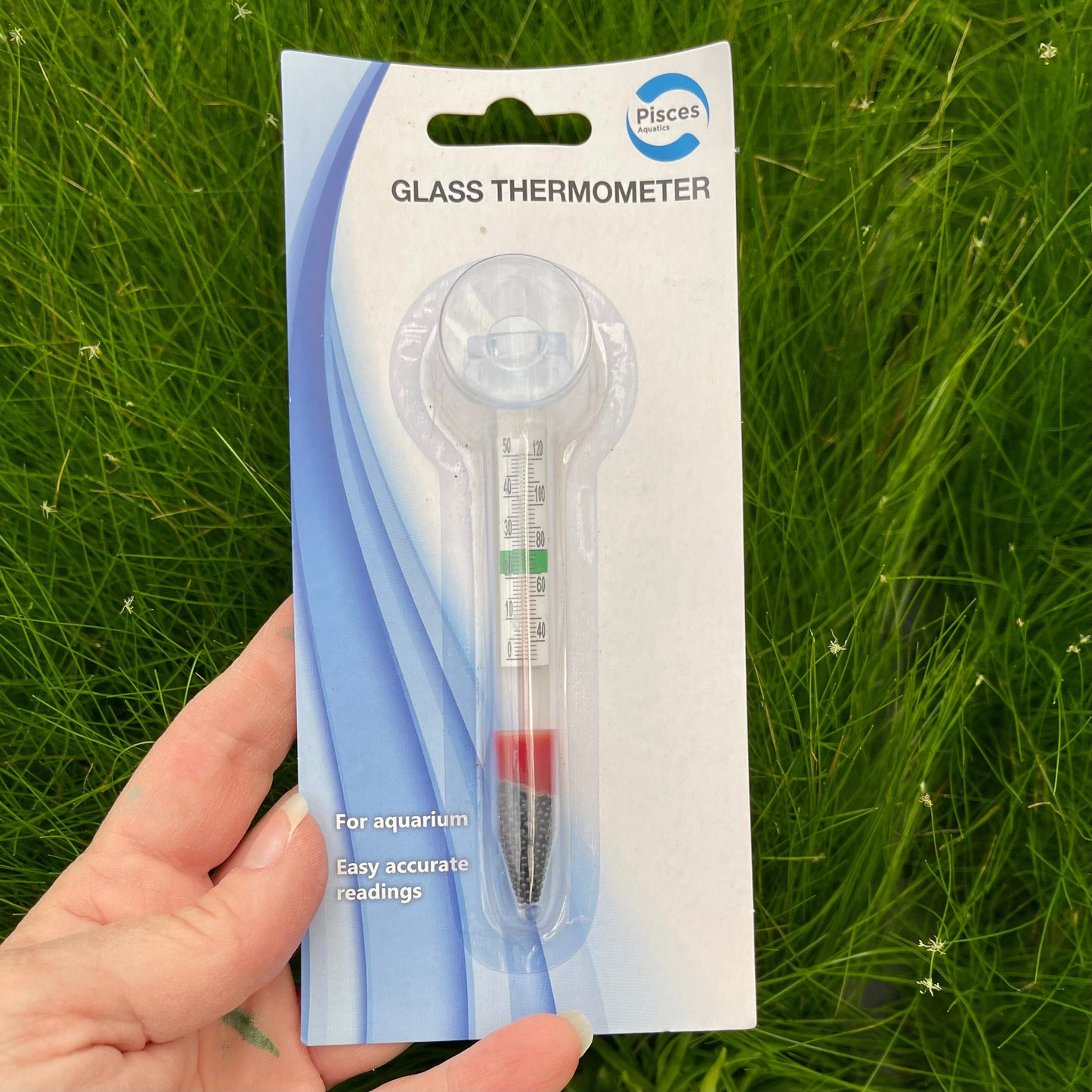 Pisces Aquatics Aquascape Tools Pisces Floating Glass Thermometer