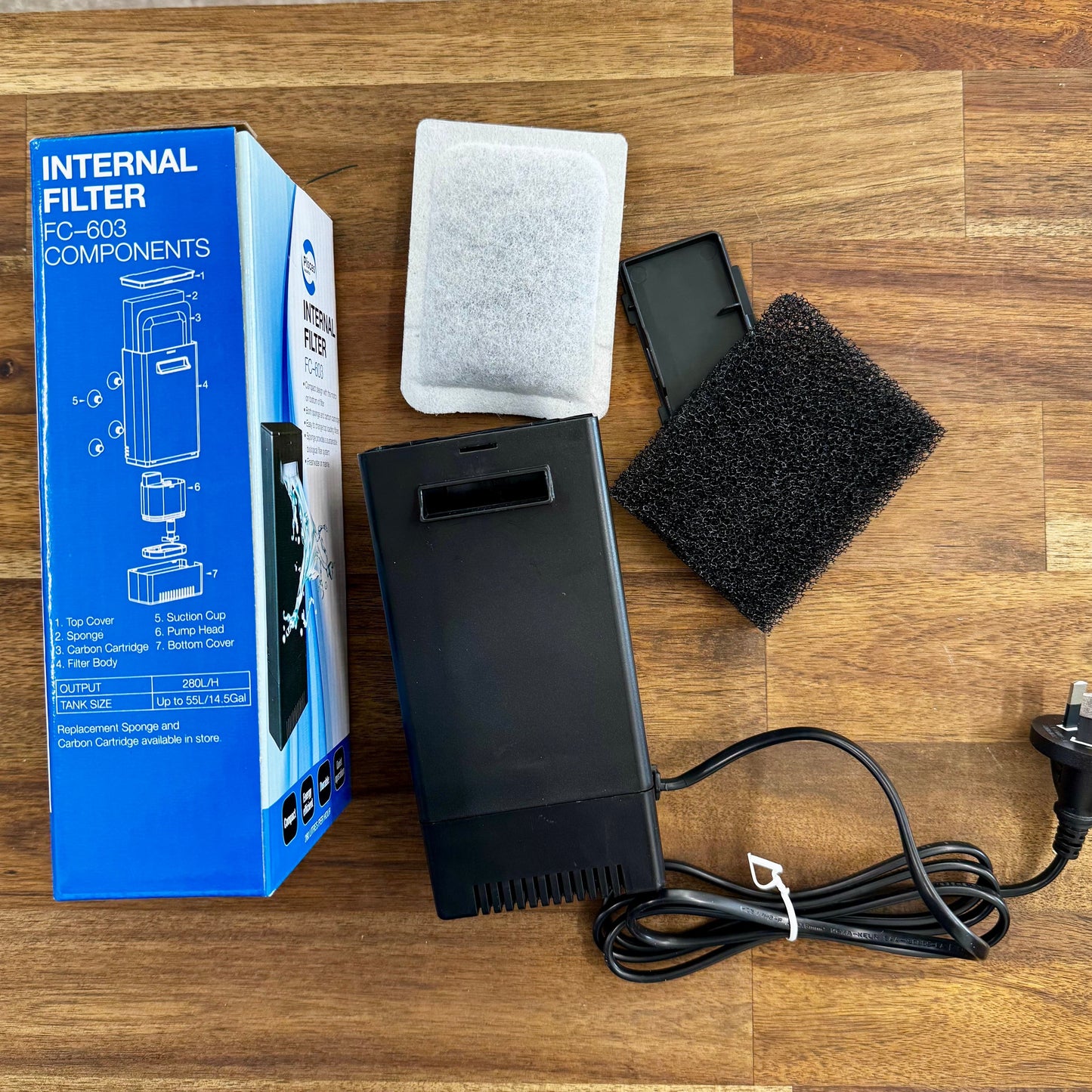 Pisces Aquatics Aquarium Filter Internal Filter FC603 Pisces Aquatics Internal Filter FC603 - Scapeshop