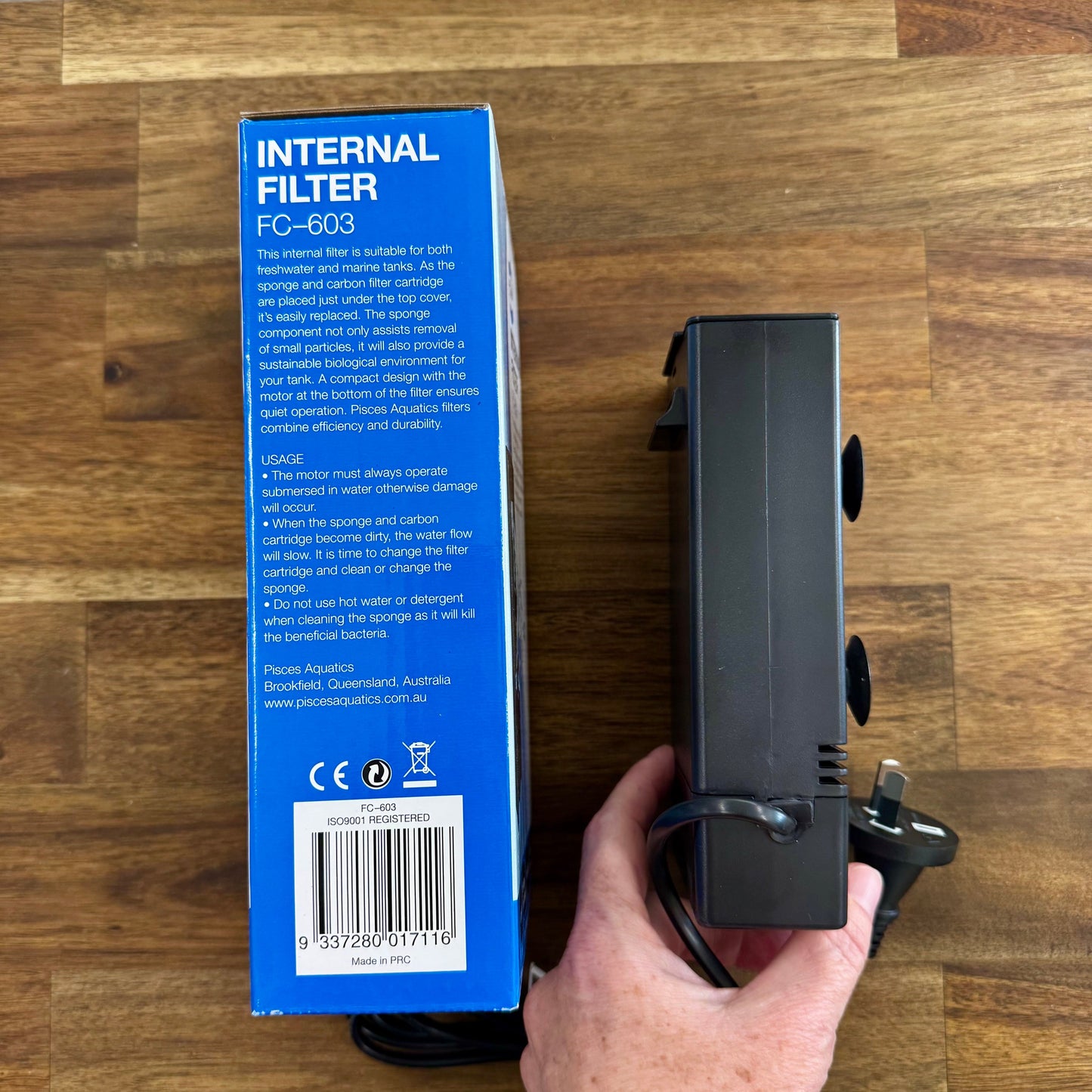 Pisces Aquatics Aquarium Filter Internal Filter FC603 Pisces Aquatics Internal Filter FC603 - Scapeshop