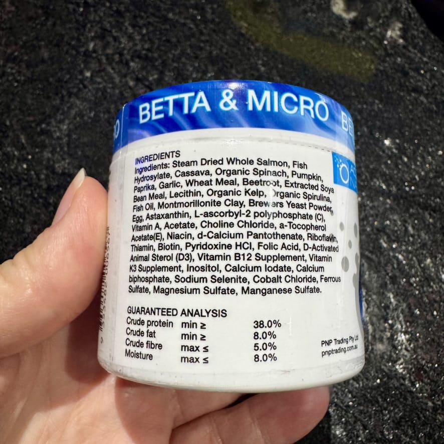 Aqua Natural Fish Food Betta & Micro Crumble Food 50g - Aqua Natural Where to buy Betta and Micro Food AquaNatural online in Australia