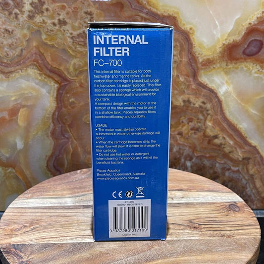 Pisces Enterprises Aquarium Filter FC-700 Internal Aquarium Filter