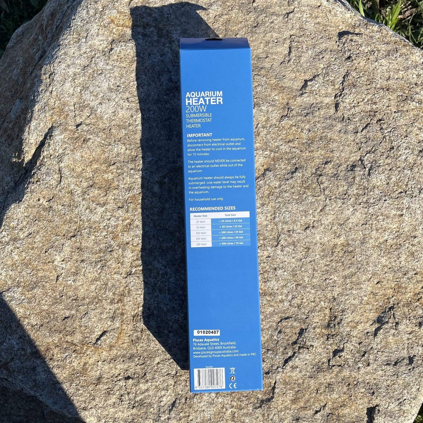 Scapeshop.com.au Aquarium Heater Pisces Aquatics Aquarium Heater 200W