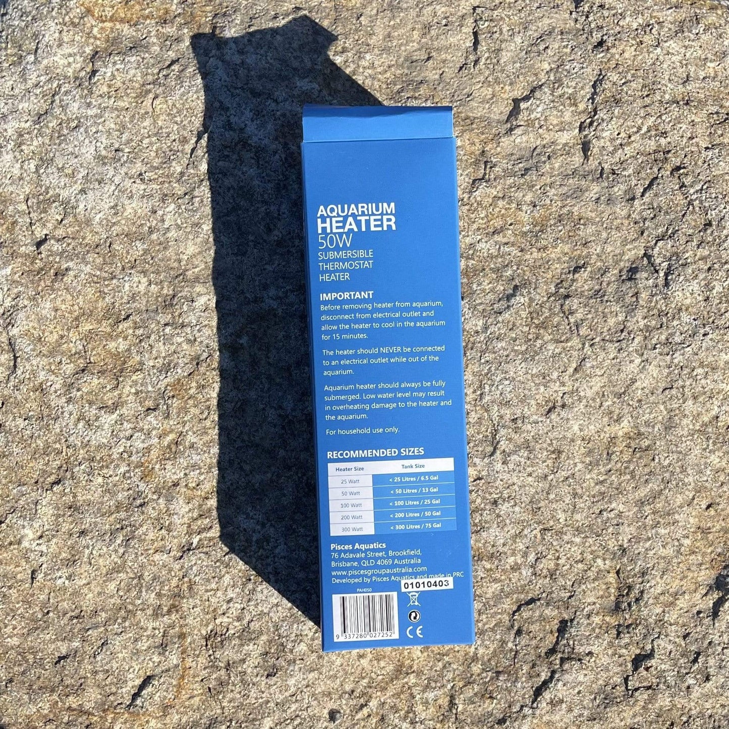 Scapeshop.com.au Aquarium Heater Pisces Aquatics Aquarium Heater 50W