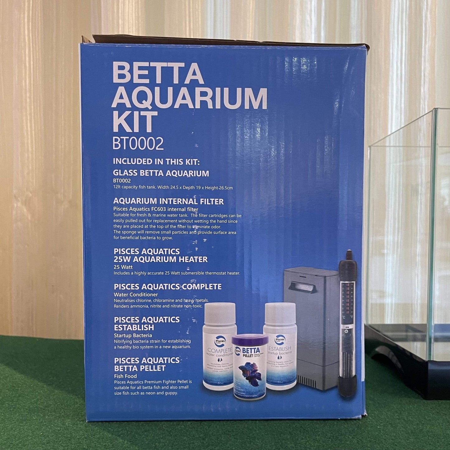 Scapeshop.com.au Aquarium Tanks Pisces Aquatics Glass Betta Tank