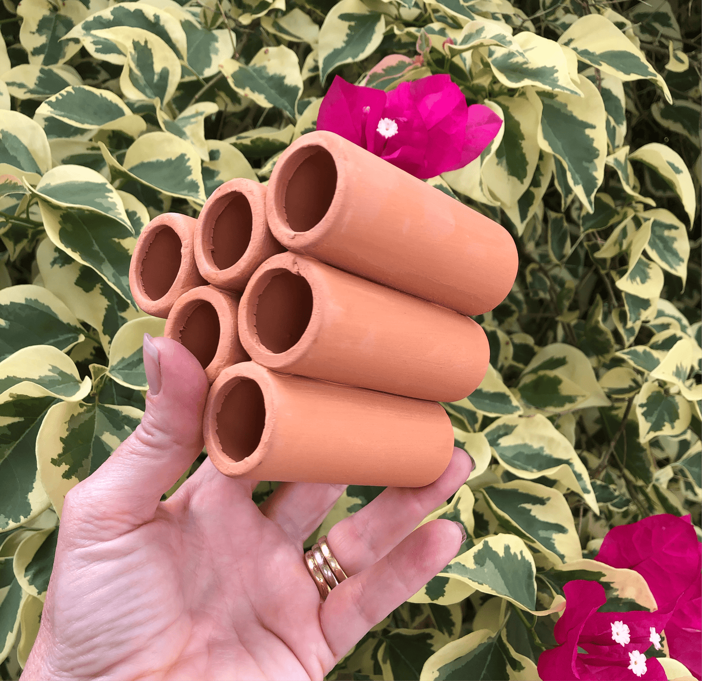 Scapeshop.com.au Hardscaping Bare Terracotta Shrimp Tubes