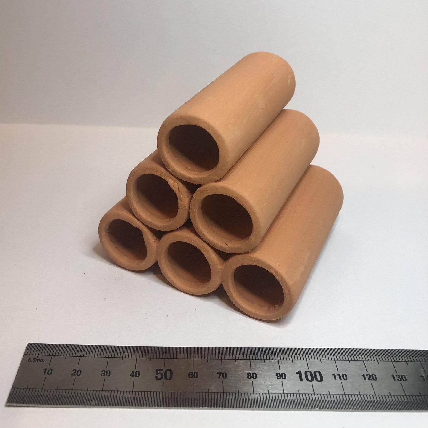Scapeshop.com.au Hardscaping Bare Terracotta Shrimp Tubes