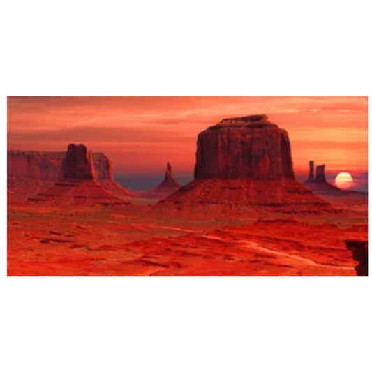 Reptile Realm Aqua Natural 2 foot (40cm high by 60cm wide) Monument Valley Poster Background Monument Valley Poster Background - Tank Terrarium Australia