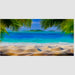 Reptile Realm Aqua Natural Paradise Beach Poster Background Paradise Beach Poster Background - Tank Terrarium Australia