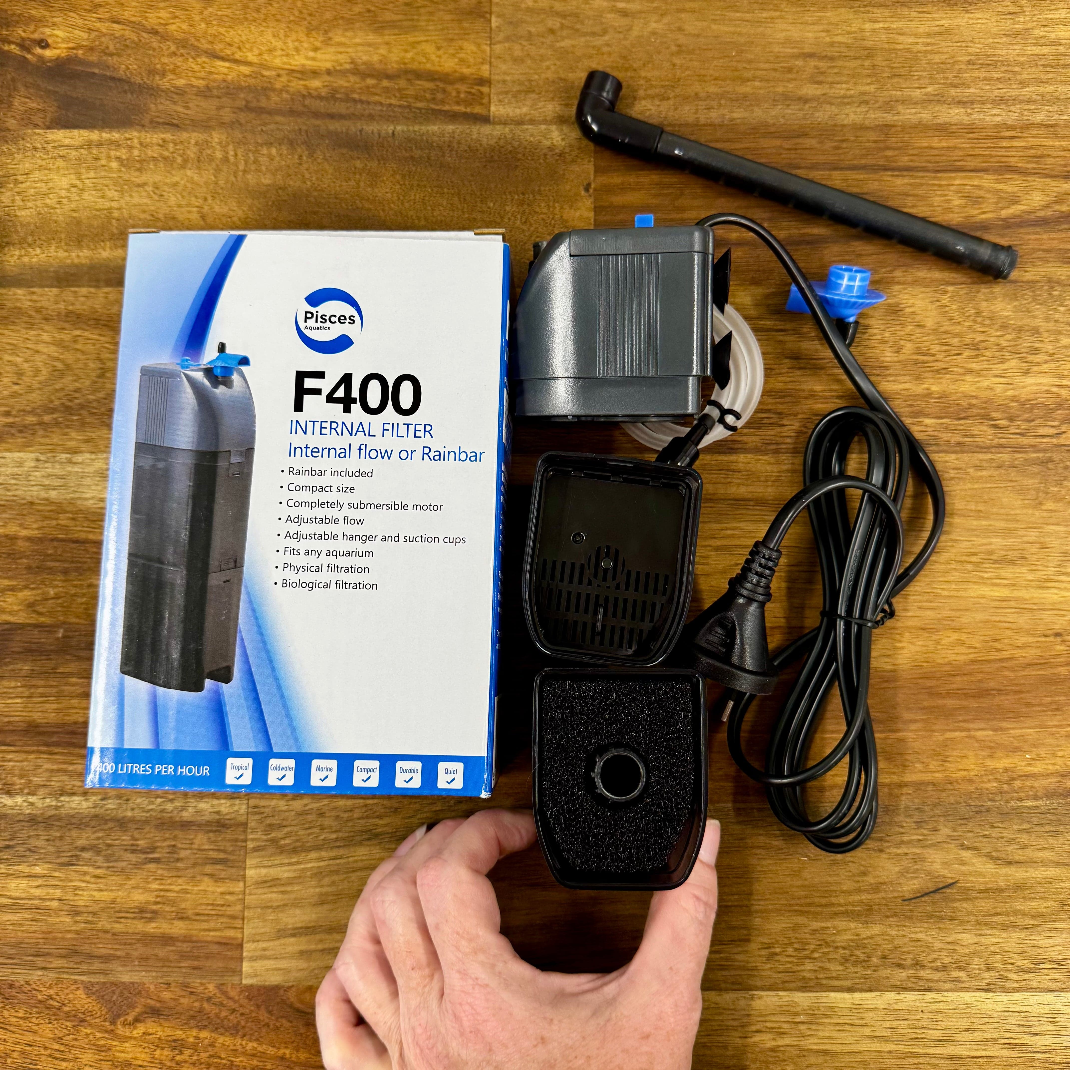 Pisces Aquatics Aquarium Filter Internal Aquarium Filter F400 Internal Aquarium Filter F400