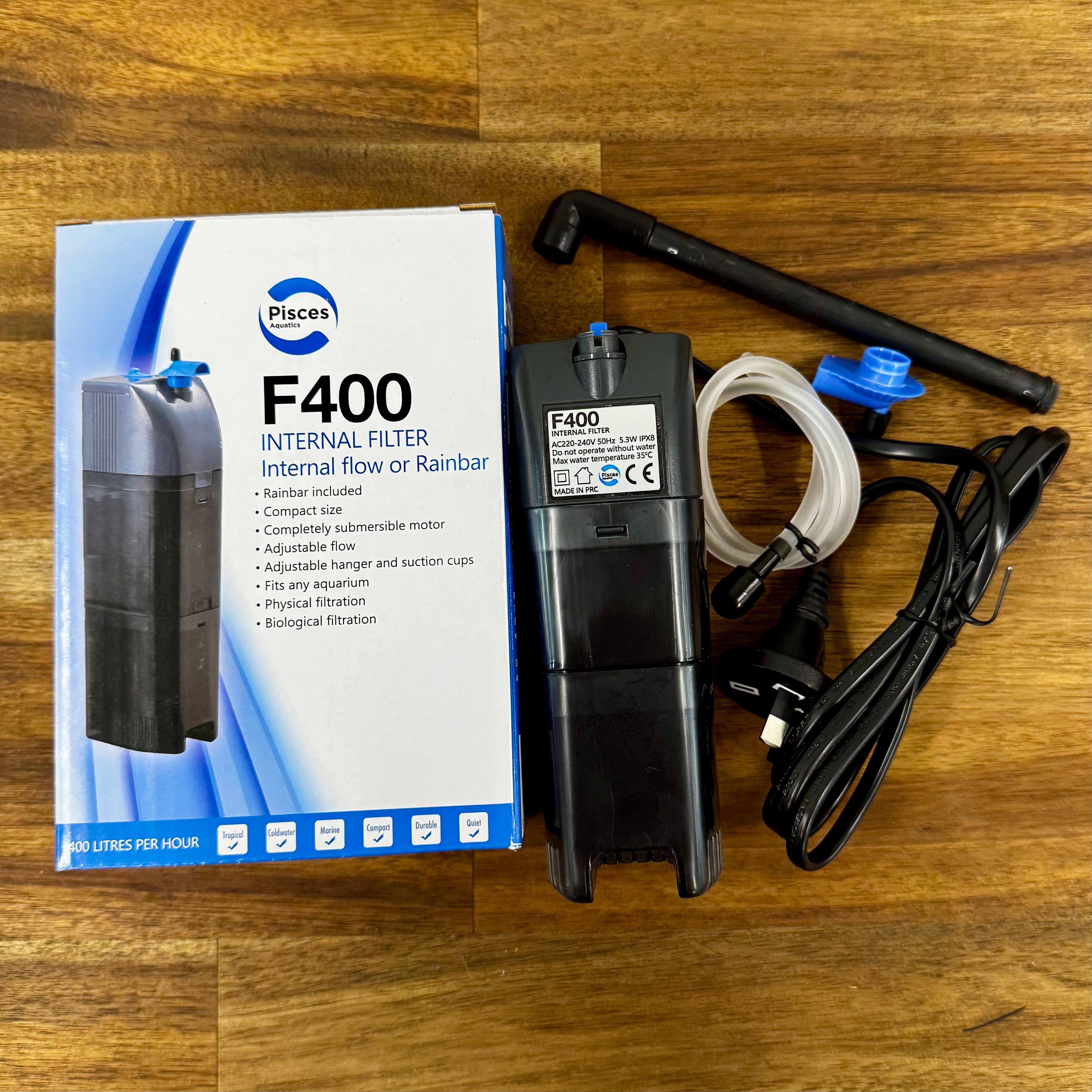 Pisces Aquatics Aquarium Filter Internal Aquarium Filter F400 Internal Aquarium Filter F400