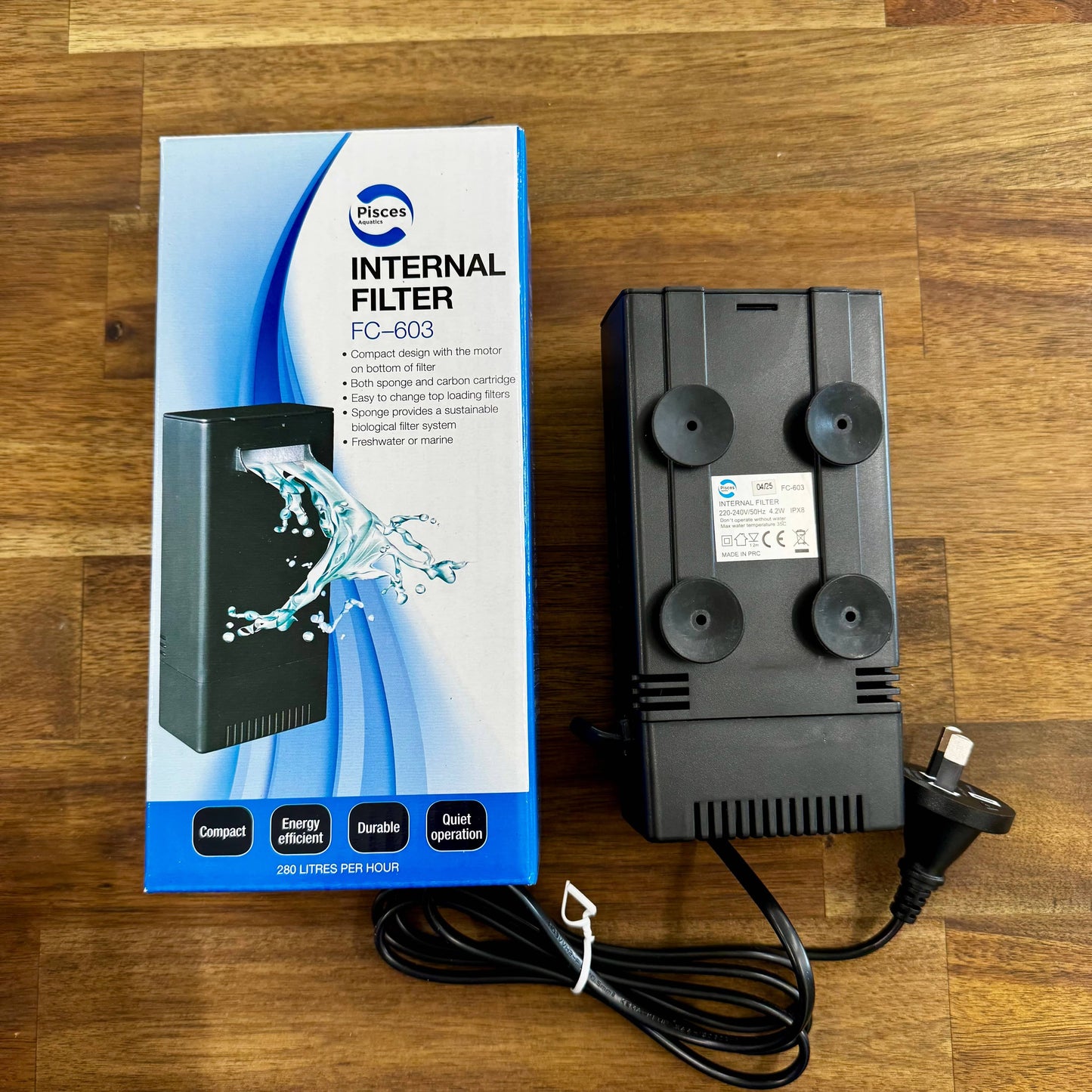 Pisces Aquatics Aquarium Filter Internal Filter FC603 Pisces Aquatics Internal Filter FC603 - Scapeshop