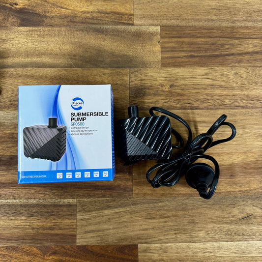 Pisces Aquatics Aquarium Pump Aquarium Submersible Pump 500L/hr Aquarium Submersible Pump 500L/hr