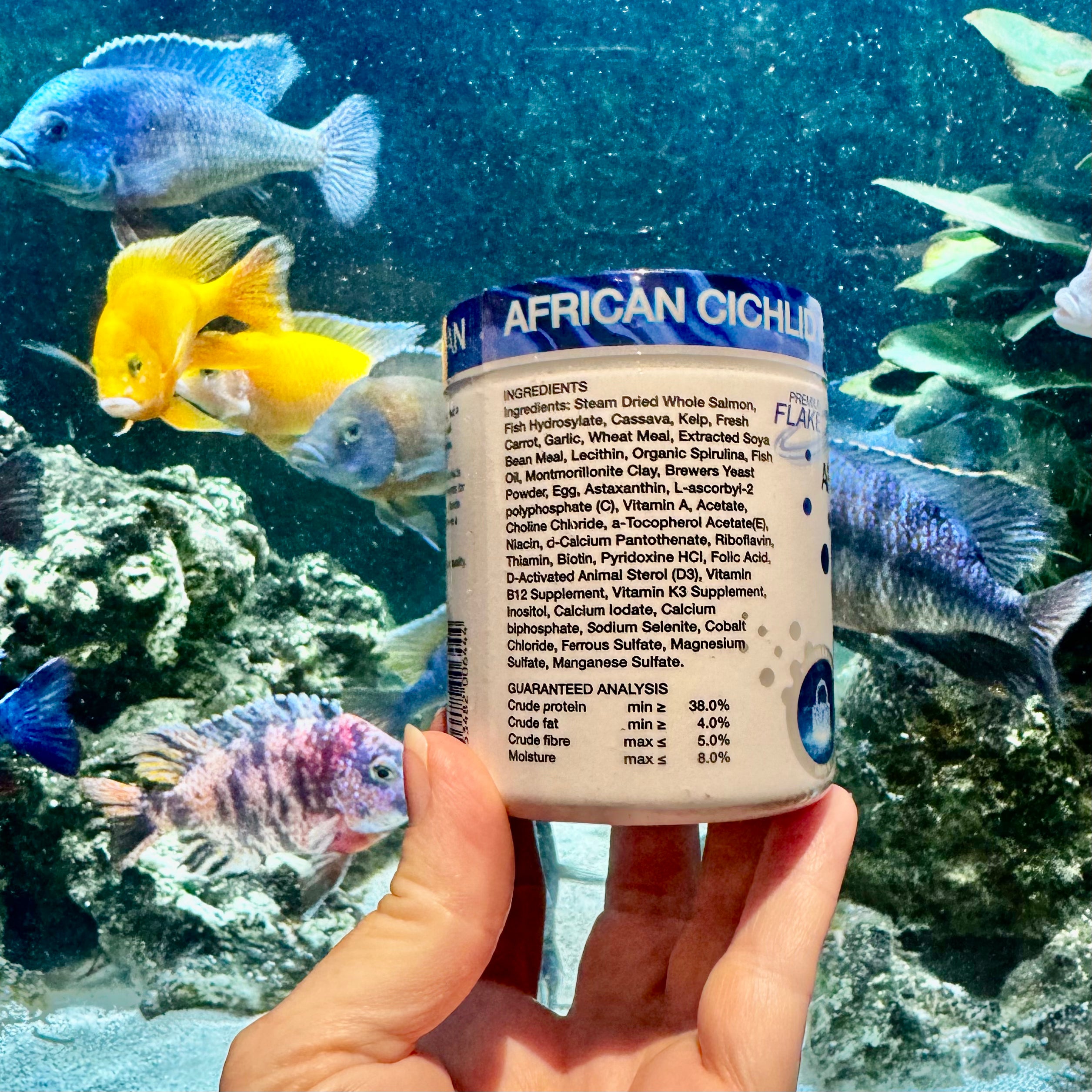 Aqua Natural Fish Food African Cichlid Flake 32g - Aqua Natural Where to buy African Cichlid Fish Food AquaNatural online in Australia