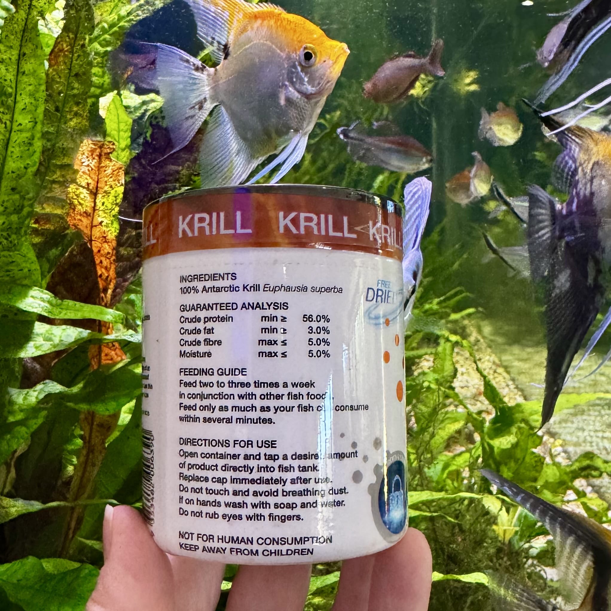 Aqua Natural Fish Food Freeze Dried Krill - Aqua Natural Where to buy Freeze Dried Krill AquaNatural online in Australia