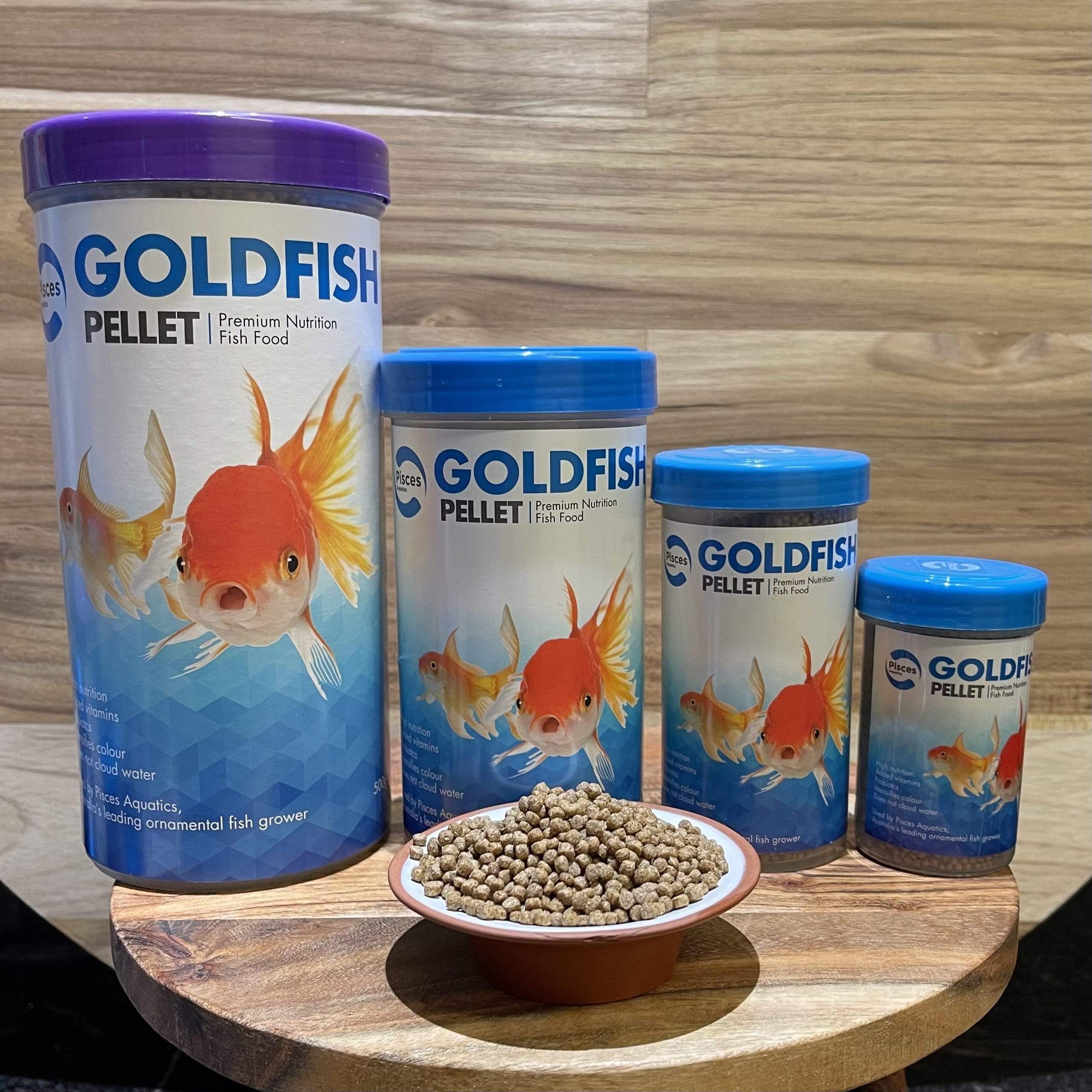 Pisces Enterprises Fish Food Goldfish Pellets