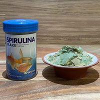 Pisces Enterprises Fish Food Small - 24g Spirulina Flake Food
