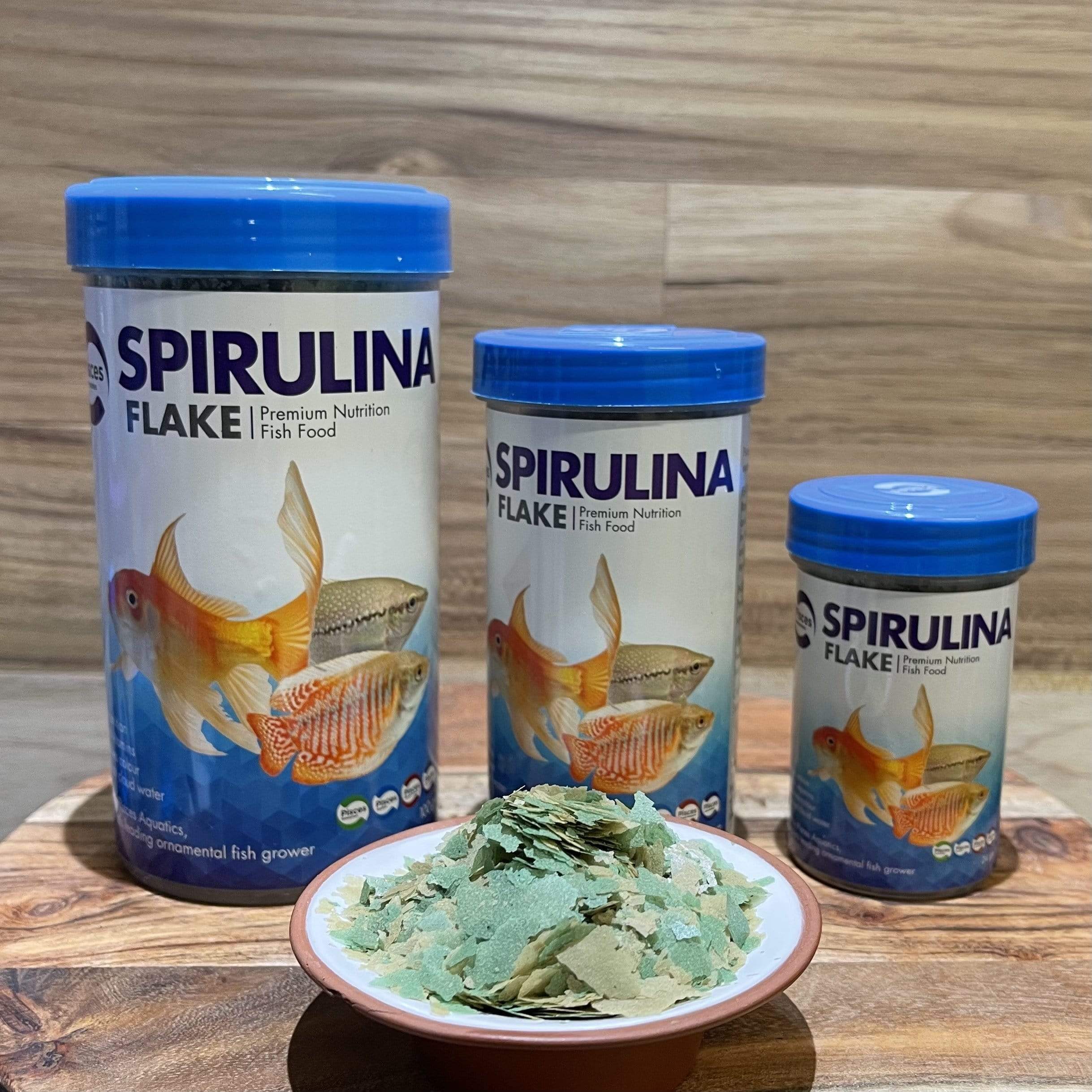 Pisces Enterprises Fish Food Spirulina Flake Food