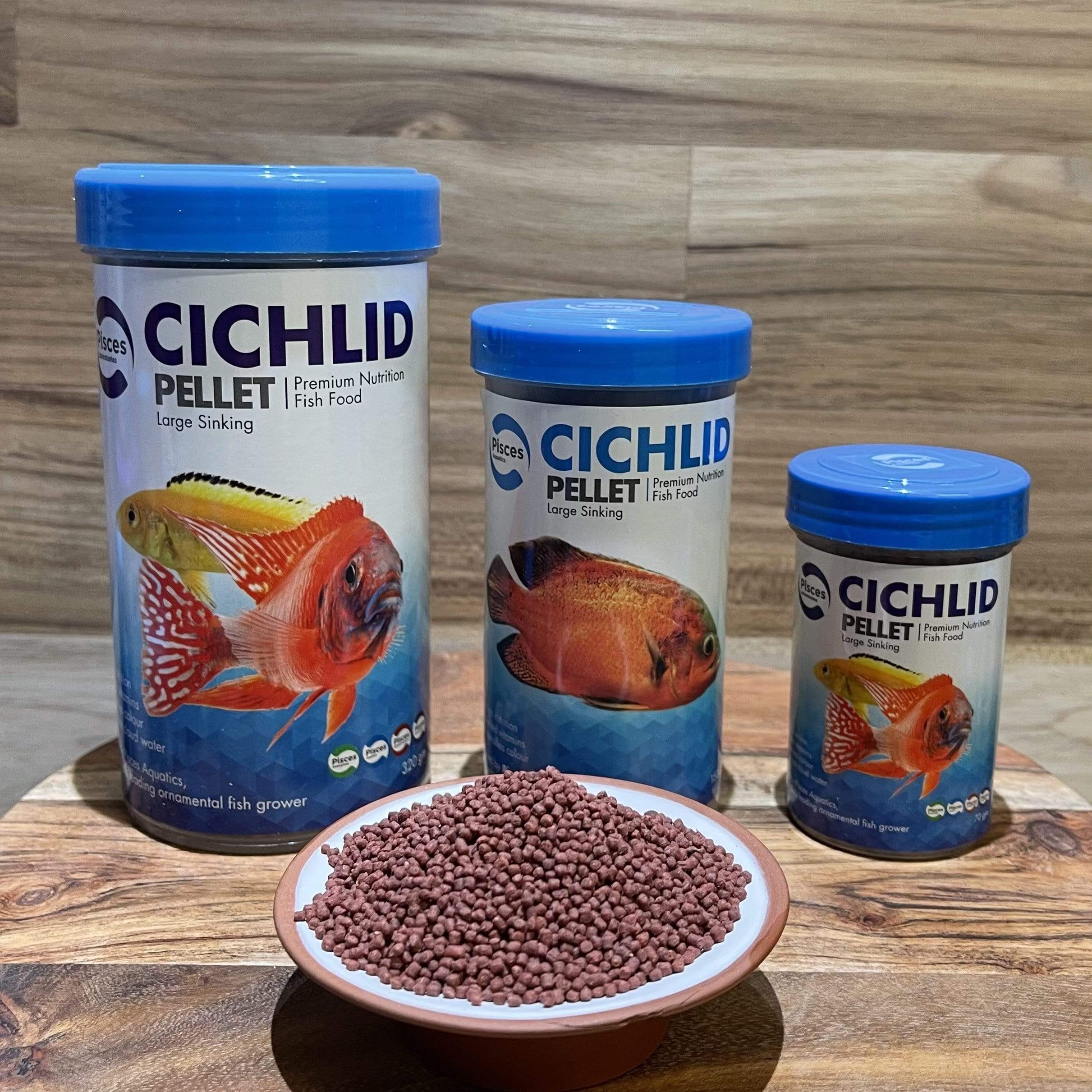 Scapeshop.com.au Fish Food Cichlid Pellets Sinking Large (3mm Pellets)