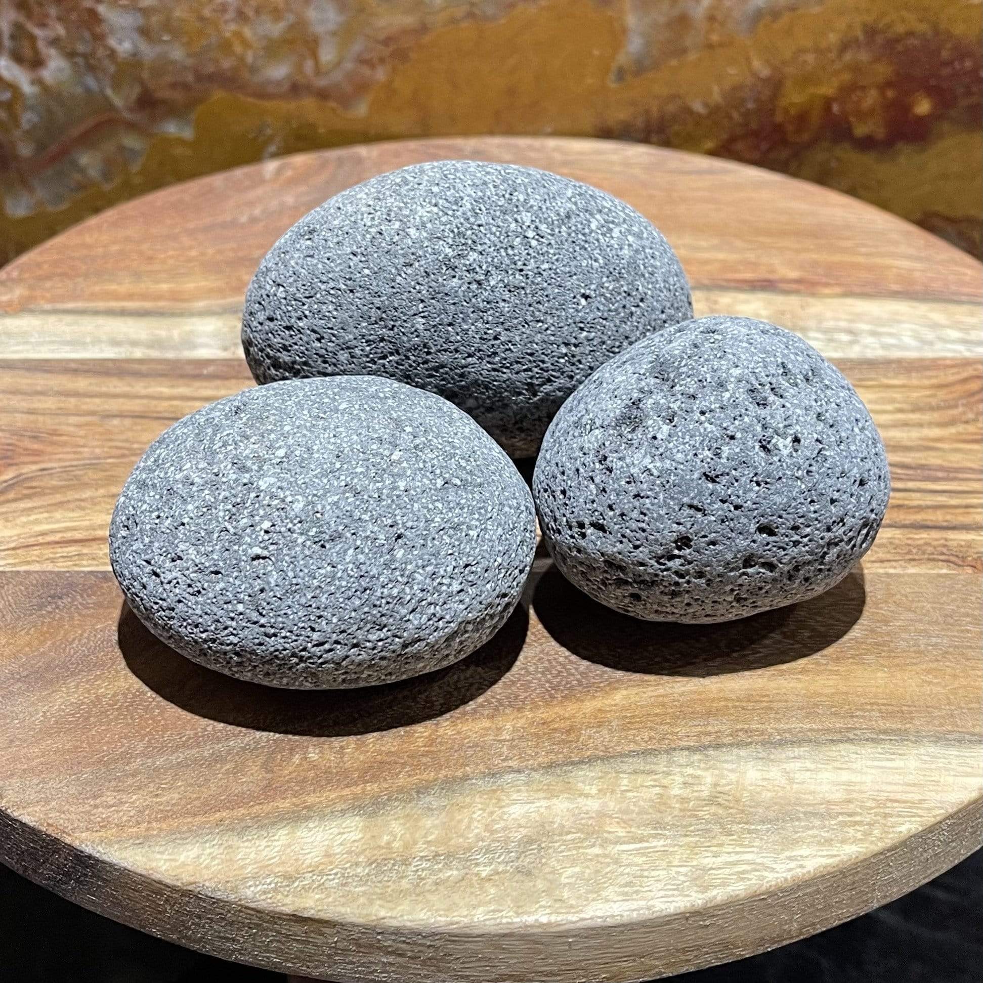Three Small Boulder Rocks - New Zealand Lava – Scapeshop.com.au